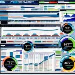 Modern loan origination software dashboard with graphs and charts